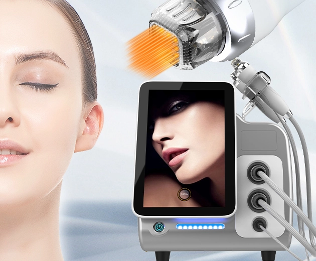 Máquina de vácuo portátil Microneedling RF