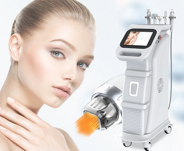 Máquina de vácuo vertical Microneedling RF