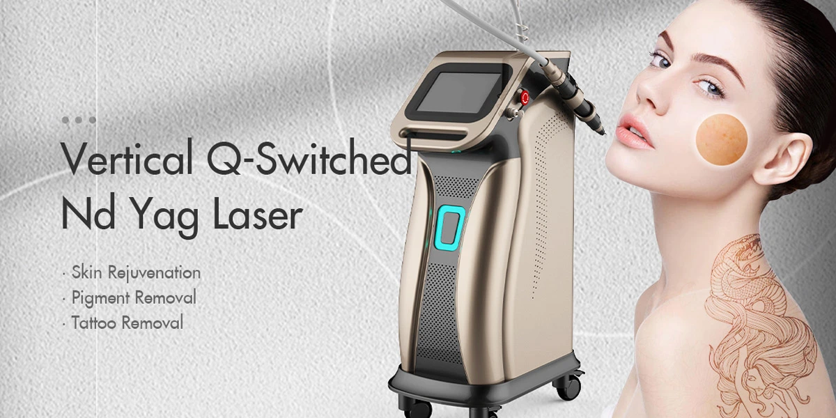 Q Interruptor Nd Yag Máquina de Remoção de Tatuagem Laser Vídeo