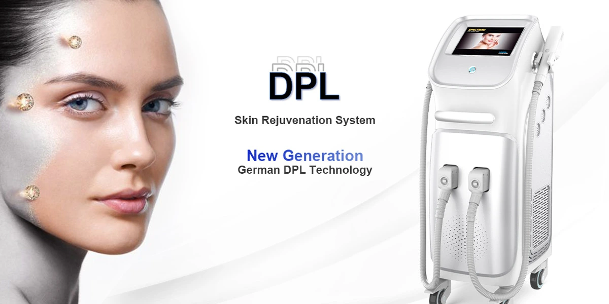 Vídeo da máquina do rejuvenescimento da pele da remoção do cabelo de DPL