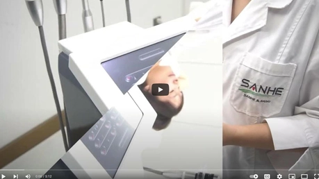 Vídeo da máquina fracionária profissional de microneedle RF