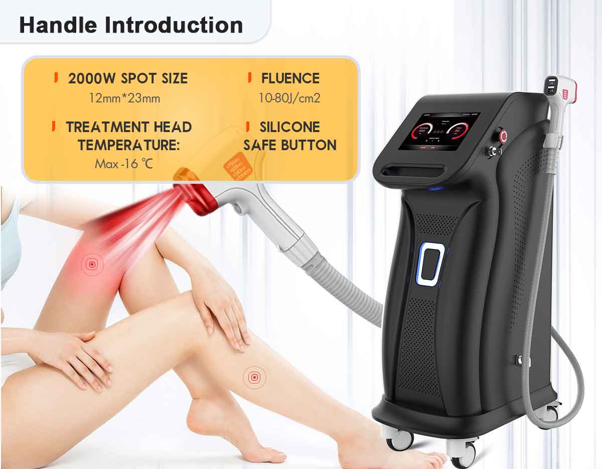 4-wavelength diode laser hair removal machine