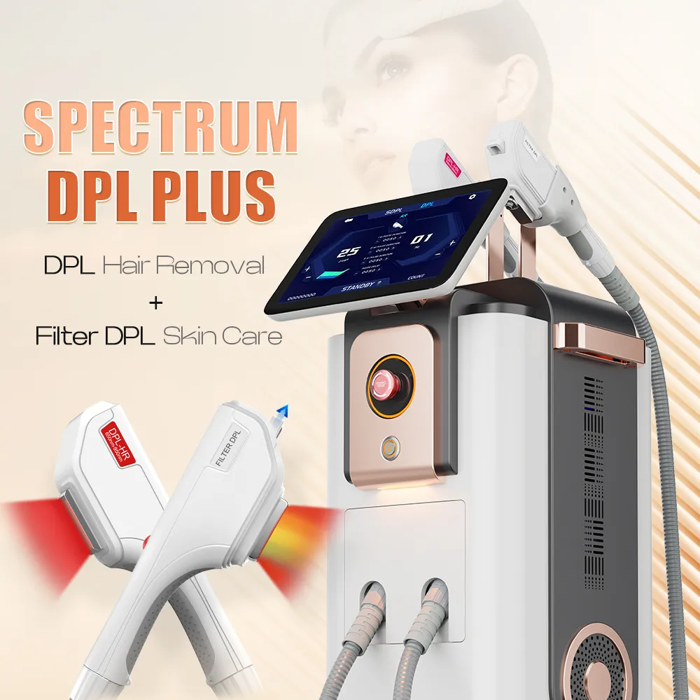 Filtro DPL Cuidados com a pele e DPL máquina de depilação a laser multifuncional