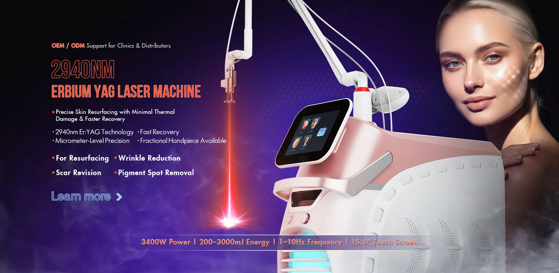 Por que a plataforma 2940nm Er:YAG da SANHE Laser construiu forte reconhecimento de mercado