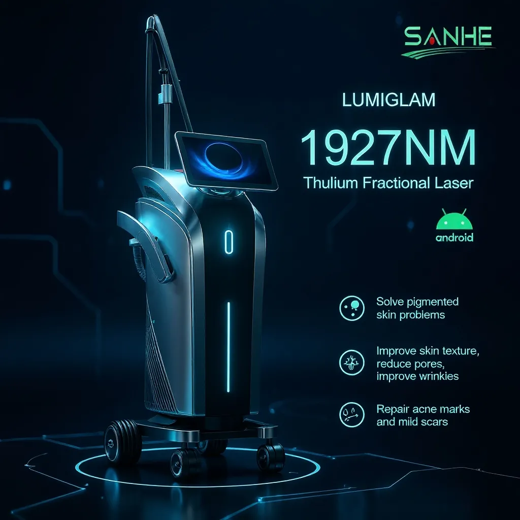 Máquina fracionária do laser de 1927 1550nm